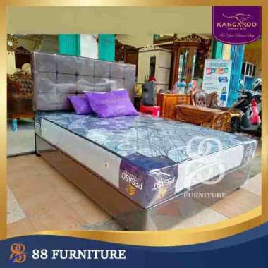 SpringBed Kasur Kangaroo Pegaso Set Lokal 180x200