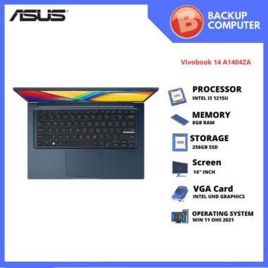 LAPTOP Asus Vivobook 14 A1404ZA Intel i3-1215U 8GB RAM