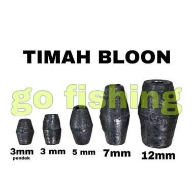 Timah Bloon / Gendang / Timbel / Pemberat / Tin Pancing Bloon per 1 KG 3 mm