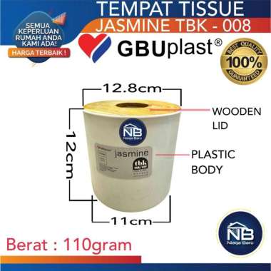 GBU PLAST - Tempat Tissue Jasmine / Wadah Tisu / Kotak Tissue TBK - 008