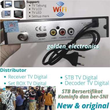 Stb Receiver Tv Digital Set Box Dekoder Antena Tv Digital Terbaru