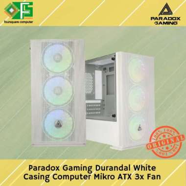 PC CASING PARADOX GAMING DURANDAL / CASING GAMING MICRO ATX - MINI ITX