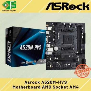 ASRock A520M-HVS Motherboard AMD Socket AM4