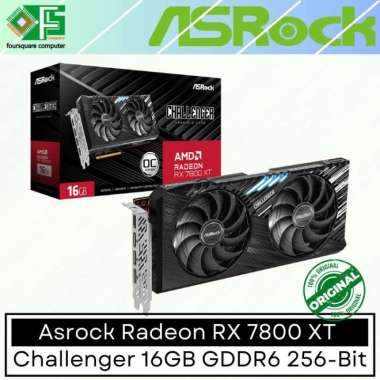 VGA Asrock Radeon RX 7800 XT Challenger 16GB GDDR6 256 Bit Resmi