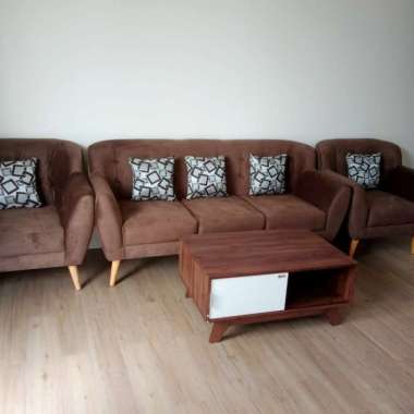 Sofa Retro Minimalis 311 311 Pakai Meja