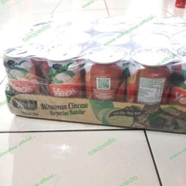 Yeos Cincau Perisa Kundur Per Karton Grass Jelly Winter Melon Drink