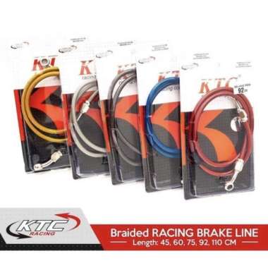 Selang rem ktc racing 92cm ninja250 r15 r25 mt15 xsr155 vixion cbr150