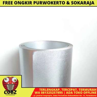 0.25 MM x 55 CM / NM Seng Talang Air Plat Atap Gerobak Galvalum Meter