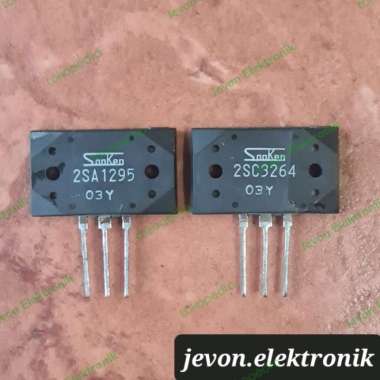 100% Produk Ori Ic Sanken 2Sa1295 2Sc3264 1 Set Transistor Original Sa1295 Sc3264 2Sa Multicolor