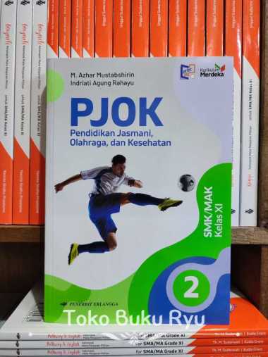 Buku PJOK Kelas 2/11 SMK Kurikulum Merdeka Erlangga