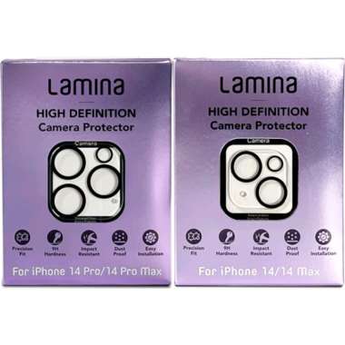 iPhone 14 Pro Max Plus Lamina Screen Protector Tempered Glass Camera Cam Kamera Pelindung 14 Plus