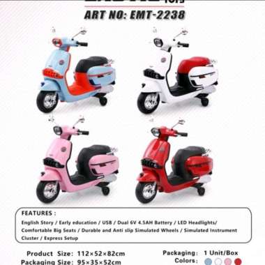 Mainan Anak Motor Aki Exotic EMT 2238