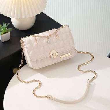 GYKACO MINJI - Tas Selempang Wanita - Fashion Sling bag (Import) Beige