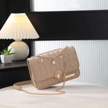 GYKACO MINJI - Tas Selempang Wanita - Fashion Sling bag (Import) Khaki
