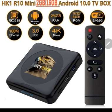 Sale Hk1 R1 Rbox Mini Android Tv Box 2/16 Gb 5G Wifi Bluetooth 4.0 Usb 3.0 + i8Mini