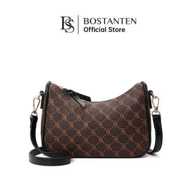 Tas Bahu Wanita Tas Selempang Wanita Tas Rantai Model Tebal Warna coklat