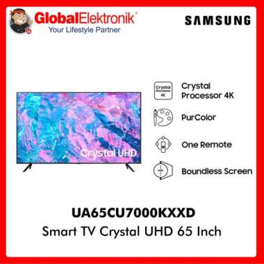 LED TV SAMSUNG 65" 65CU7000 SMART TV 64inch UHD 4K CRYSTAL UA65CU7000KXXD 65 INCH [SEMARANG]