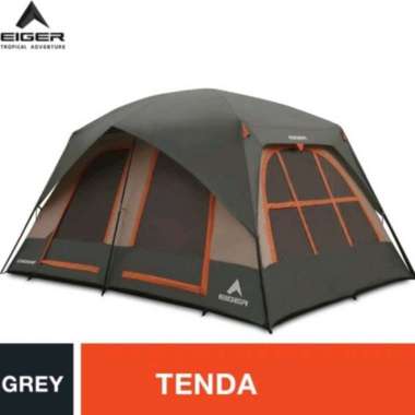 Tenda Eiger Guardian 8 orang Tent Camping 8p grey