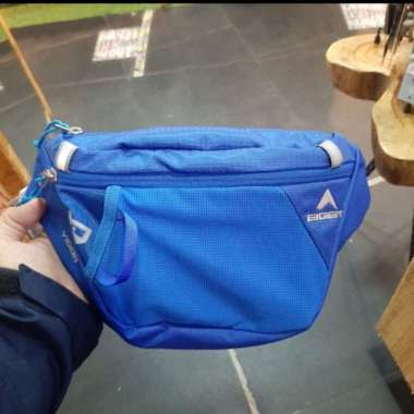 Eiger Vigor Waist Bag Tas Pinggang Tas Selempang Pria Original Outdoor Biru