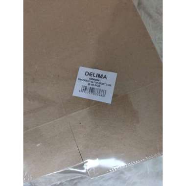 Snack Box DELIMA Kraft COKLAT Isi 50 pcs, Ukuran Ukuran 15