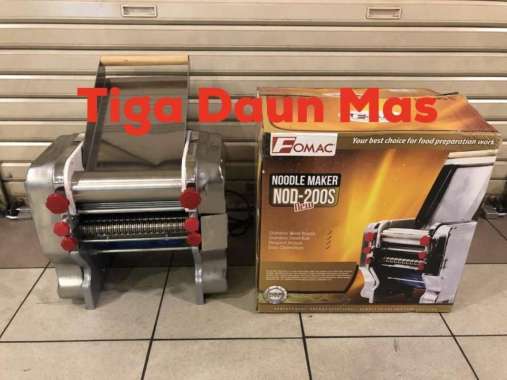 Mesin penggiling mie listrik Stainless Fomac / Mesin cetak mie listrik