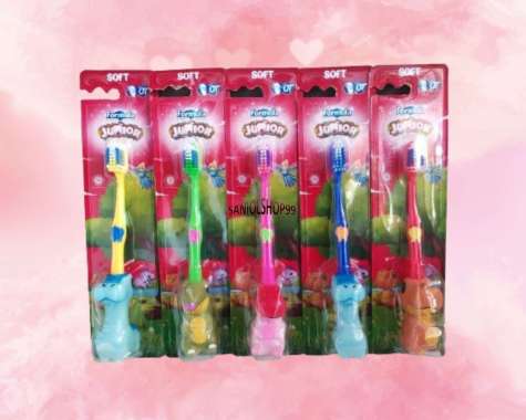 Sikat gigi anak Formula soft JUNIOR DINO warna RANDOM