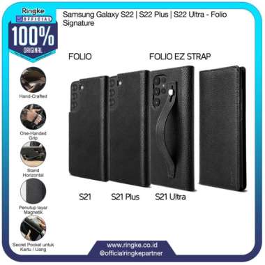 Ringke S22 Ultra S22 Plus S22 Folio Book Case Leather Stand S22-Folio