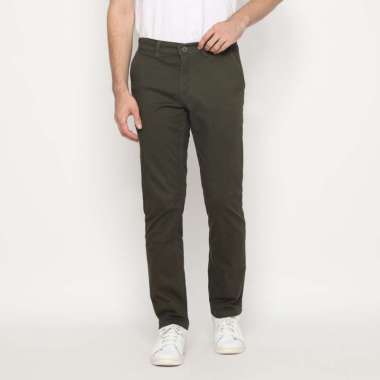 Platini Celana Pria Chino Panjang Olive 588037 32