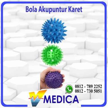 Bola Akupuntur Karet / Bola Duri Karet Terapi Kesehatan Refleksi Pijat