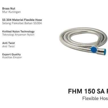 AER Selang Air Fleksibel Stainless Steel / Flexible Hose FHM 150 SA F