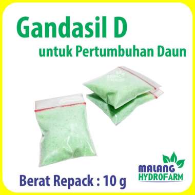 Pupuk Gandasil D Repack 10 gram / 10.000 mg pertanian aglaonema hijau tanaman daun sayur hydroponik pot