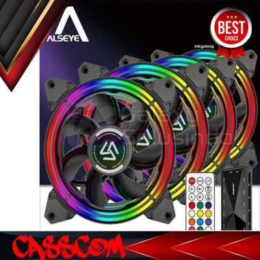 Fan Case LED Alseye Halo 5.0 A-RGB ARGB 4 fan 120mm Kit Controller