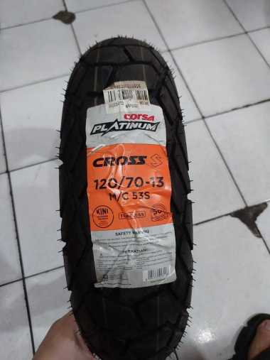 Paketan Ban CORSA 120/70-13 & 140/70-13 PLATINUM CROSS TUBELESS BAN NMAX