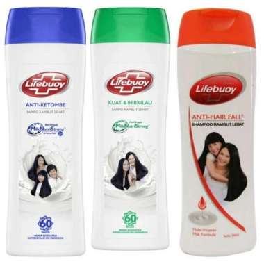 Promo Harga Lifebuoy Shampoo Strong & Shiny 340 ml - Blibli