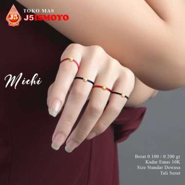 Cincin Emas Tali Mici J5 Ismoyo NAVY