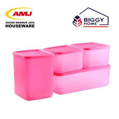 TOPLES PLASTIK / TOPLES MAKANAN PANDORA SET 4 PCS BIGGY