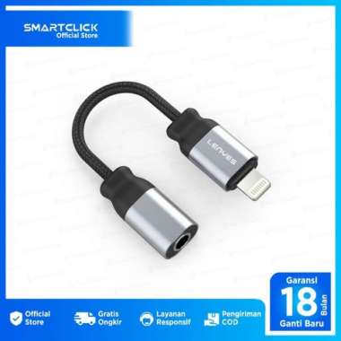 Lenyes AX107 Audio Converter Cable Lightning to 3.5mm Jack Original- Lightning