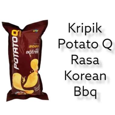 POTATO Q CHIPS KERIPIK KENTANG 22gr KOREAN BBQ RUMPUT LAUT SOSIS JUMBO BARBEKIU BARBEQUE CEMILAN ANA