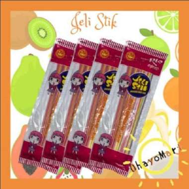 Jeli stik aneka buah / Permen Sedotan Aneka Rasa buah / Jelly Sticks