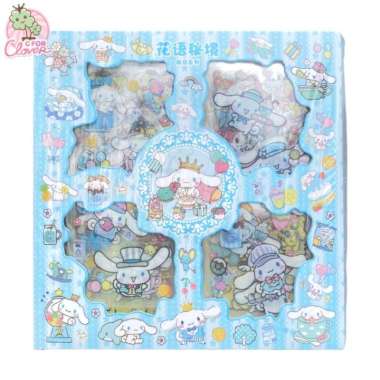 CUTE CHARACTER STICKERS SET ISI 100 stiker kawaii viral box lucu Cinamo isi 100