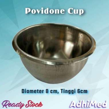 Povidone Iodine Cup/Solution Basin/Mangkok cawan Stainless Steel Murah