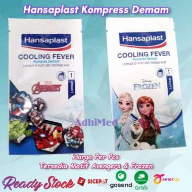 hansaplast kompres demam anak motif kartun Avengers