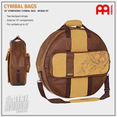 Tas Cymbal Drum MEINL MCB22-SY - 22 Inch Symphonic Cymbal & Stick Bag