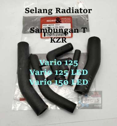 Selang Radiator + Sambungan T Radiator KZR HONDA VARIO 125 TECHNO VARIO 125 LED VARIO 150 LED