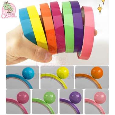 BALL MAKER COLOUR TAPE solasi buat bikin bola lakban warna viral toys 1Pcs Random