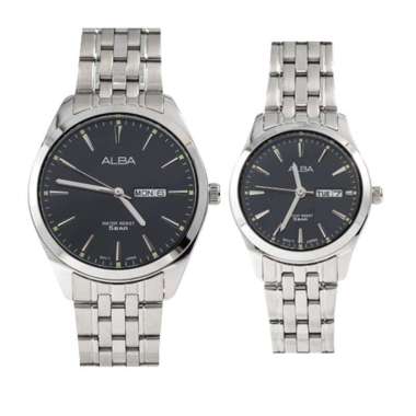 JAM TANGAN COUPLE ORIGINAL ALBA AJ6179 AJ6179X1 and ALBA AN8075 AN8075X1 JAM TANGAN ALBA ORIGINAL JA