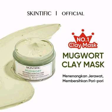 SKINTIFIC Mugwort Acne Clay Mask 55gr