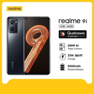 Realme 9i 4G 4/64GB Hitam