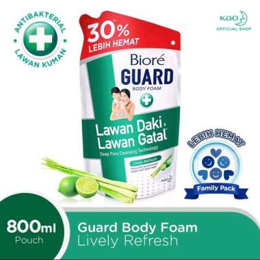 Biore Guard Body Foam 800ml / Biore 800ml / Biore Refill / Biore Cair / Biore lawan daki lawan gatal