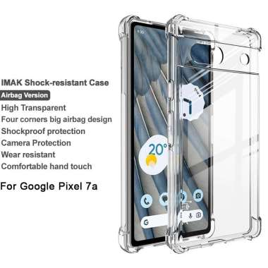Case Google Pixel 7A IMAK Shockproof AirBags Casing Clear